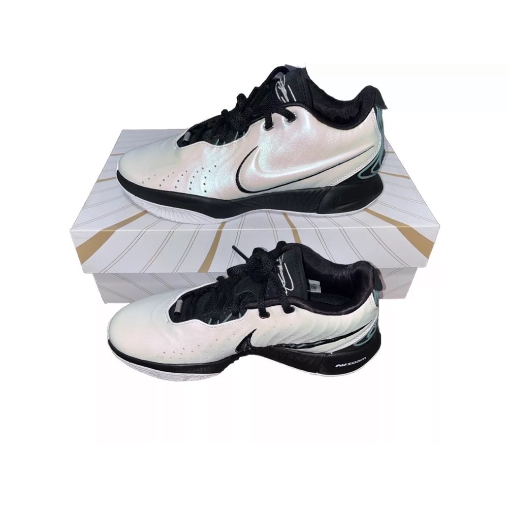 Nike Lebron XXI 21 Conchiolin HF5841-100 Sneakers Men White Shoes NR7882 Size 9
